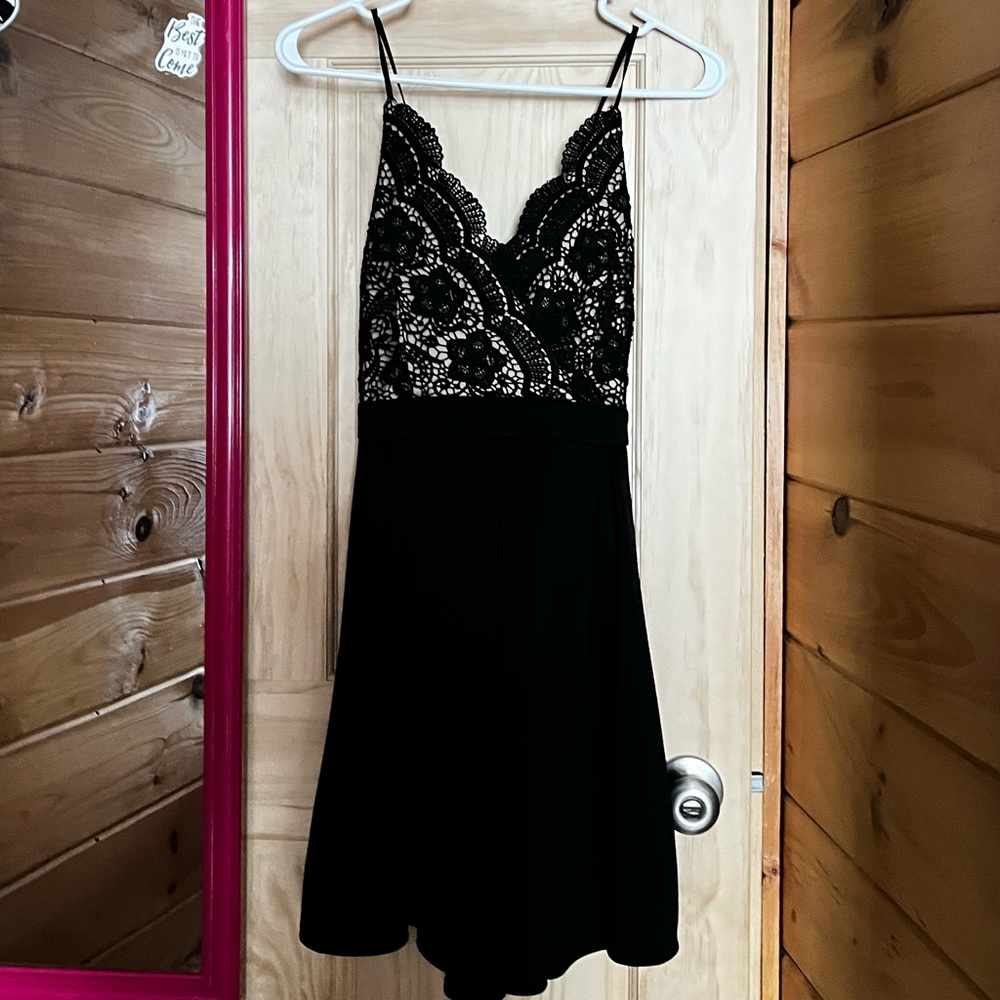 Black Homecoming/Formal Mini Dress